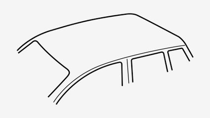 Normal roof without glass roof